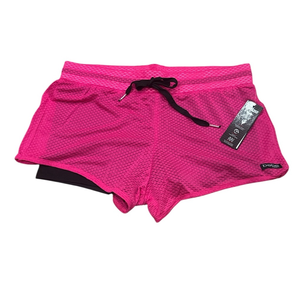 NWT Bebe Pink Athletic Shorts size L